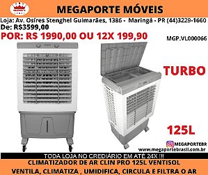 Climatizador Clin 125L Pro 400W 127v