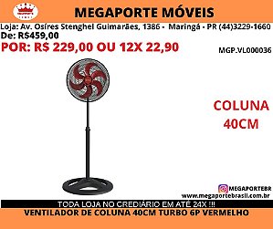 Ventilador de Coluna 40cm Ventisol