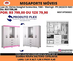 Guarda Roupa Capelinha 1,61M