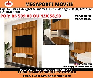 Painel p/ tv 55plg Ripado