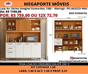Kit Cozinha 1,60M