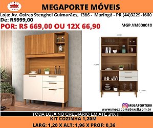 Kit Cozinha 1,20M