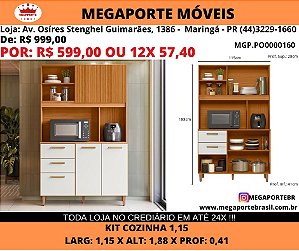 Kit Cozinha 1,15M