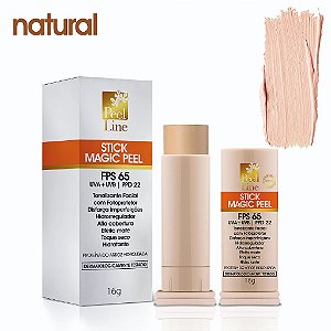 Stick Magic Peel FPS 65 natural, bege, bronze ou chocolate - 16g