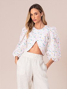 CROPPED ANA MANGA LONGA