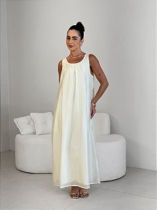 VESTIDO MIDI MINIMALISTA FEMININO