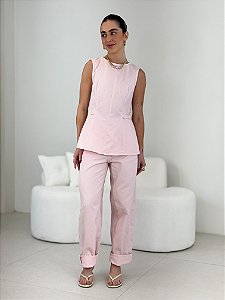 CALÇA JEANS BALLOON FEMININA