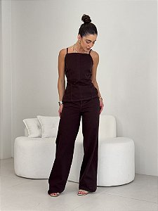 CALCA JEANS WIDE LEG LIVIA