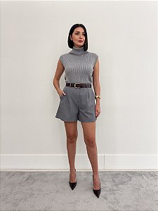 Regata Tricot Gola Alta Toque Cachemir Eugenia