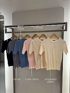 Blusa Tricot Melina Toque de Cachemir