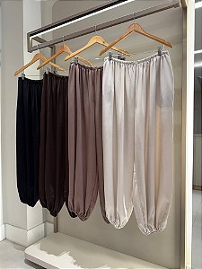 Calça Aladim de Cetim