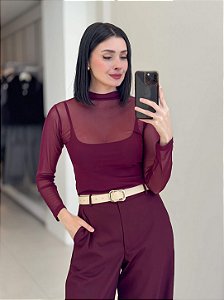 Blusa de Tule Feminina Sofia