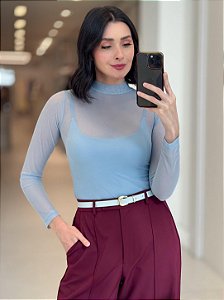 Blusa de Tule Feminina Sofia