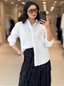 Camisa Tricoline Feminina Roberta Elegante