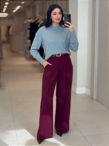 Blusa de Tricot Clássica Confortável Amelie