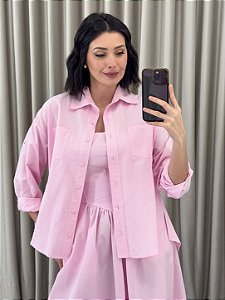 Camisa Oversized Algodão Jana