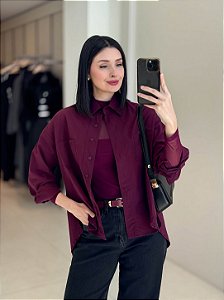 Camisa Oversized Algodão Jana