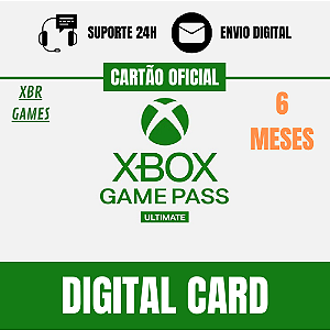 Xbox Game Pass Ultimate 6 Meses