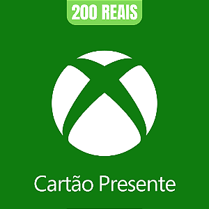 Gift Card Xbox 200 Reais