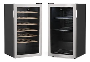 Par Perfeito Adega 34 Garrafas E Cervejeira 85 Litros Invita 220v