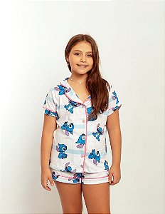 Pijama Infantil Americano Stitch
