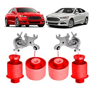Kit 4 Buchas Bandeja Traseira Ford Fusion Titanium 13-18 Pu