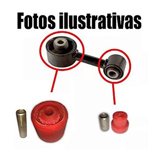 Kit 2 Buchas Coxim Traseiro Cambio Jac J2 2012/2016 Em Pu