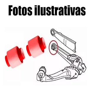 Kit 2 Buchas Braços Suspensão Traseira New Civic Em Pu