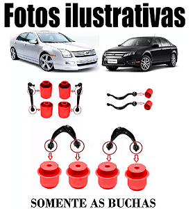 Kit Buchas Suspensão Completa Dianteira Fusion 2006 Até 2012 Em PU