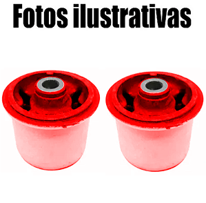 Kit 2 Buchas Do Eixo Traseiro Peugeot 307/308/408 Citroen C4 em PU