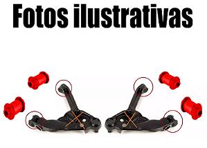 Kit Buchas Bandeja Inferior Dodge Dakota 2000 2001 Em Pu