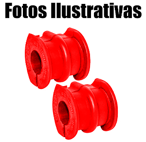 Par Buchas Barra Estabilizadora Dianteira Nissan Versa 12/... em PU