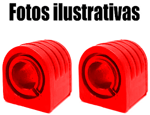 Par  Bucha Barra Estabilizadora Dianteira Fiat Argo Em Pu