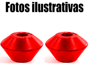 Par  Batente Superior Traseiro Fiat Palio Siena Mobi Argo Novo Uno Em Pu