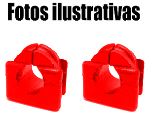 Par  Bucha Barra Estabilizadora Dianteira Ford Pampa Delrey Delrey - Belina Em Pu