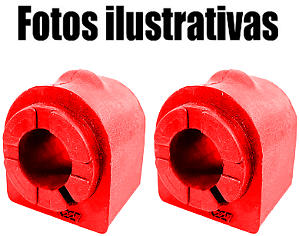 Par  Bucha Barra Estabilizadora Dianteira Ford Focus Em Pu