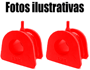 Par  Bucha Barra Estabilizadora Dianteira Mitsubishi Pajero Io Tr4 Em Pu