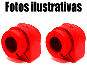 Par  Bucha Barra Estabilizadora Dianteira E Traseira Volvo Xc60 Em Pu