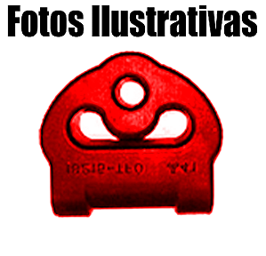 Coxim do Escapamento - Dianteiro/Traseiro CITY Em Poliuretano (PU)