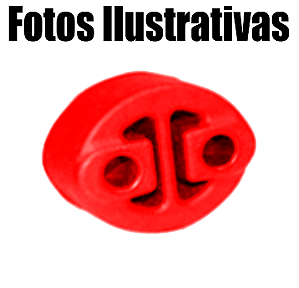 Coxim do Escapamento - Intermediário Baixo COROLLA Em Poliuretano (PU)