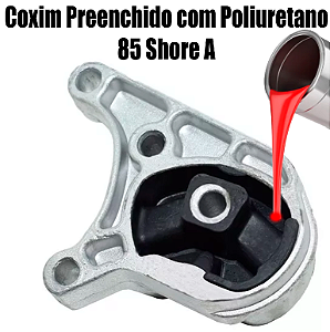 Coxim do Câmbio - Sem Suporte KA Preenchido em Poliuretano