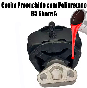 Coxim do Motor - Com Suporte ECOSPORT Preenchido em Poliuretano