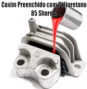 Coxim do Motor PUNTO Preenchido em Poliuretano