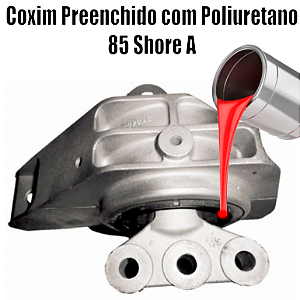 Coxim Dianteiro do Motor IDEA Preenchido em Poliuretano