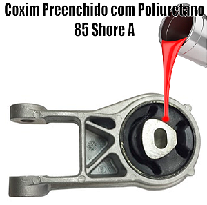 Coxim do Motor  (Lado Diferencial) GRAND SIENA TETRAFUEL Preenchido em Poliuretano