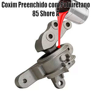 Coxim Dianteiro do Motor - Evo GRAND SIENA Preenchido em Poliuretano