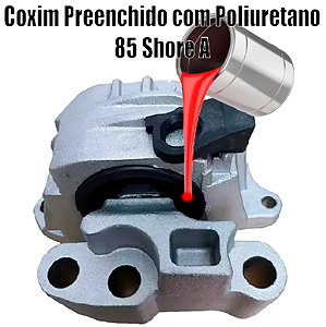 Coxim Dianteiro do Motor TORO Preenchido em Poliuretano