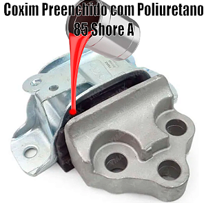 Coxim Dianteiro do Motor TORO Preenchido em Poliuretano