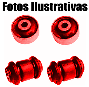 Bucha Bandeja Balança Golf/audi A3 98 99 2000 2001 2002 2003 Em Poliuretano