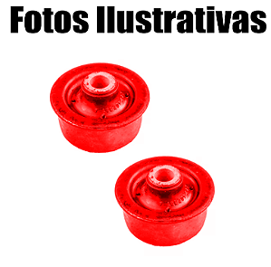 Par Bucha Bandeja Parte Traseira Escort Logus Pointer Zetec Em Poliuretano